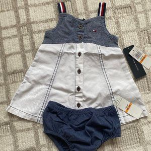 Tommy Hilfiger Baby Girl Sundress, Size 12M, NWT